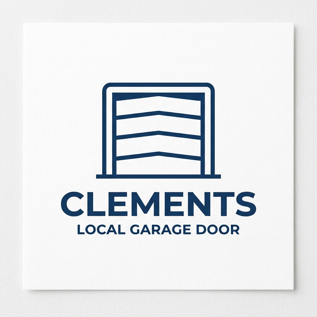 Clements Local Garage Door Logo
